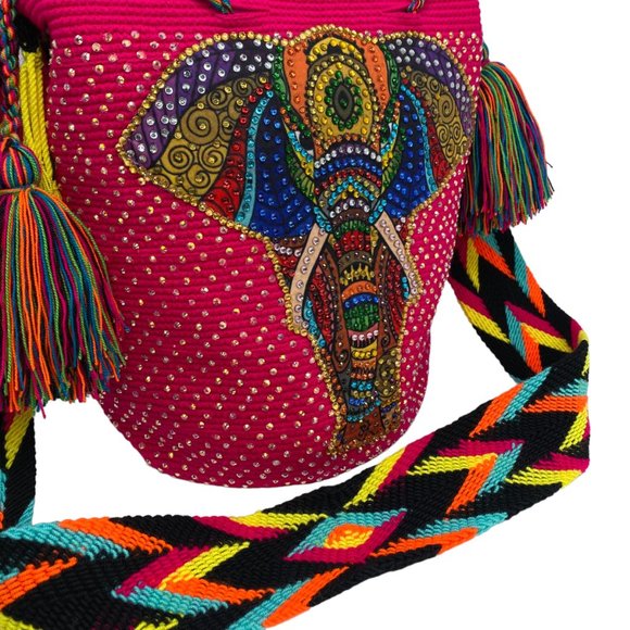 Colorful Embroidered Women's Bag - Picture 6 of 16